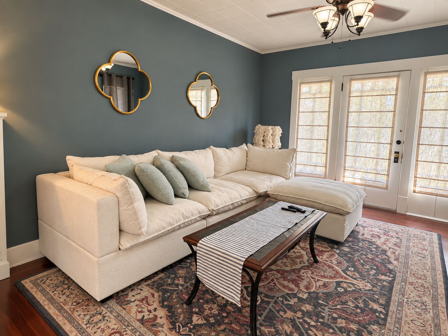 Living and dining rooms